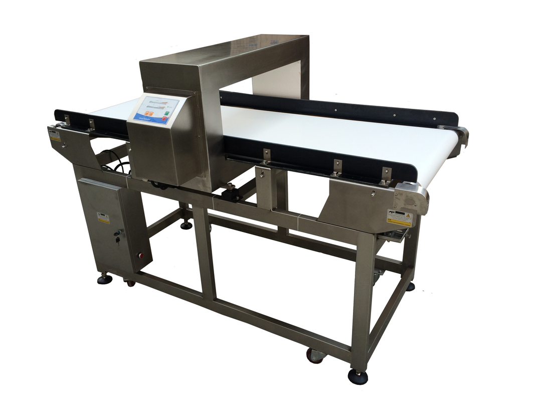 Automatic Food Grade Metal Detector With Sound / Light Alarm 1800mm Length