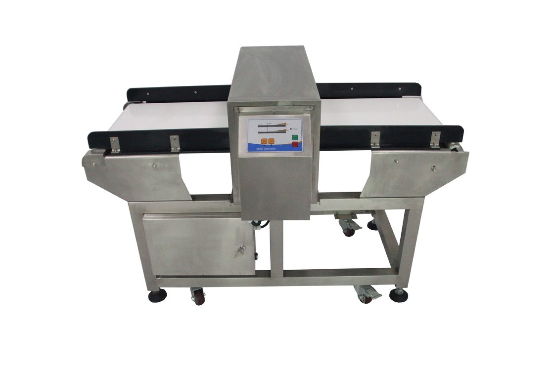 Durable Aluminum Foil Metal Detector Conveyor Detection For Tin Foil Package , 0.5 Mm Fe