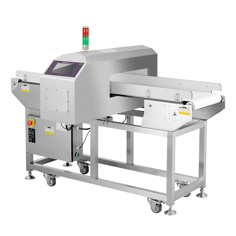 Full Structure Takes Of Stainless 304 Food Metal Detector With Push Rod And Flap Drop Rejection