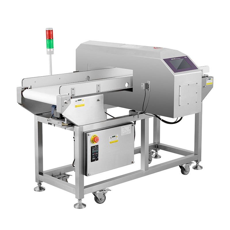 Full Structure Takes Of Stainless 304 Food Metal Detector With Push Rod And Flap Drop Rejection