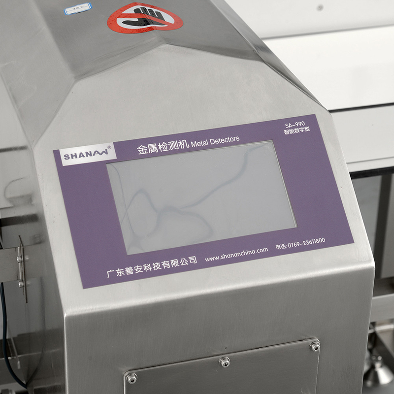 Full Structure Takes Of Stainless 304 Food Metal Detector With Push Rod And Flap Drop Rejection