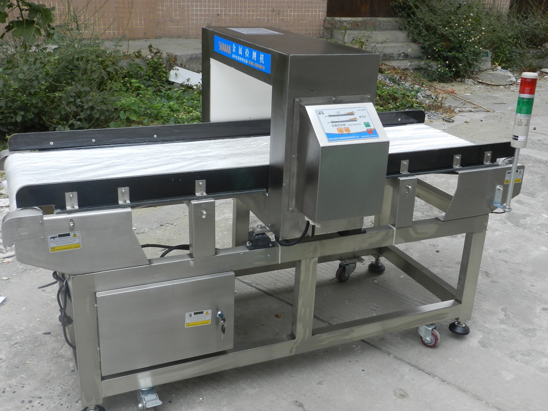 Stainless Steel Industrial Metal Detectors Modular Chain Conveyor