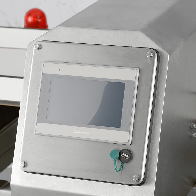High Accuracy Food Grade Metal Detector With RS232/485/USB For Communication Interface