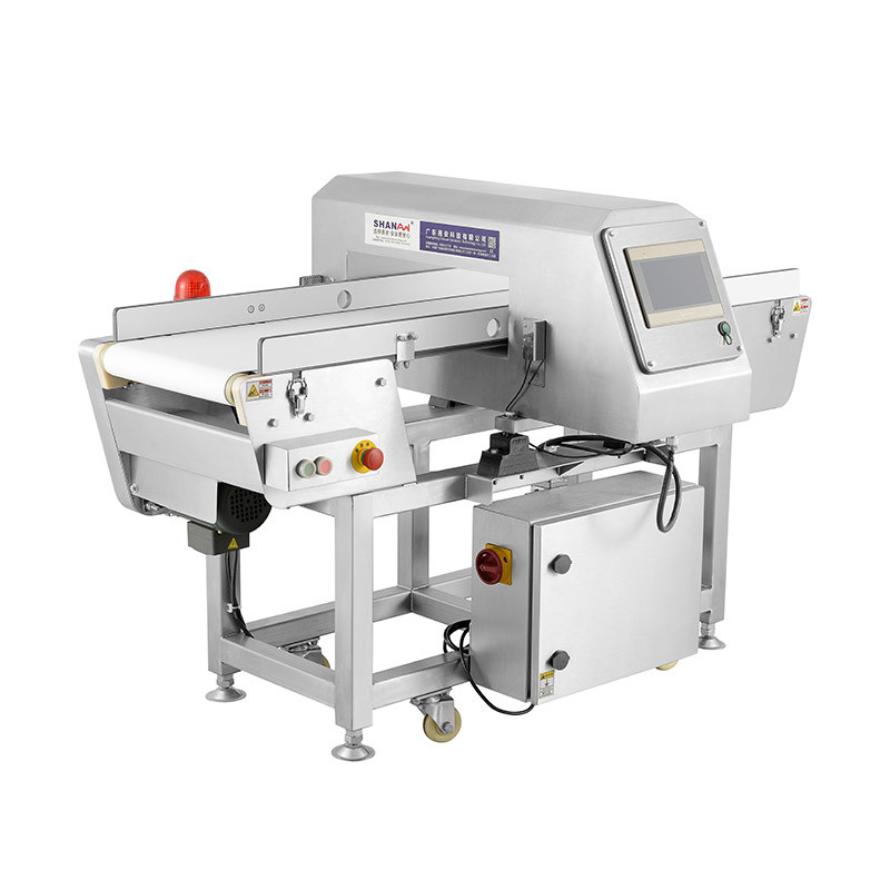 Foil Tray Packaged Products Food Grade Metal Detector Digital High Precision