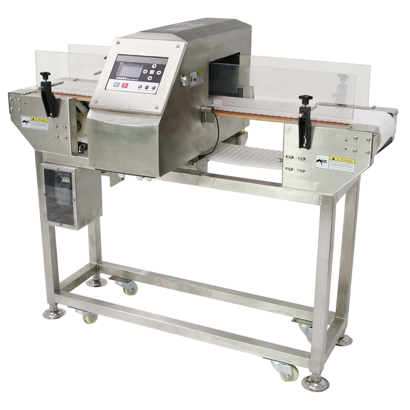 Large Throughput Chain Conveyor Belt Auto Metal Detector For Industry Processing Quality Detecting