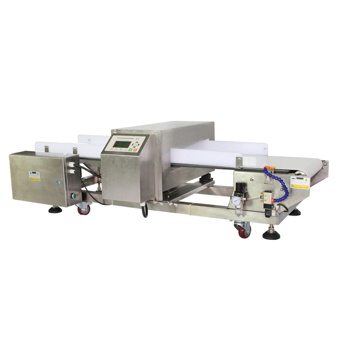 35m / Min Running Speed Belt Conveyor Metal Detectors For Fruit Food Industrial