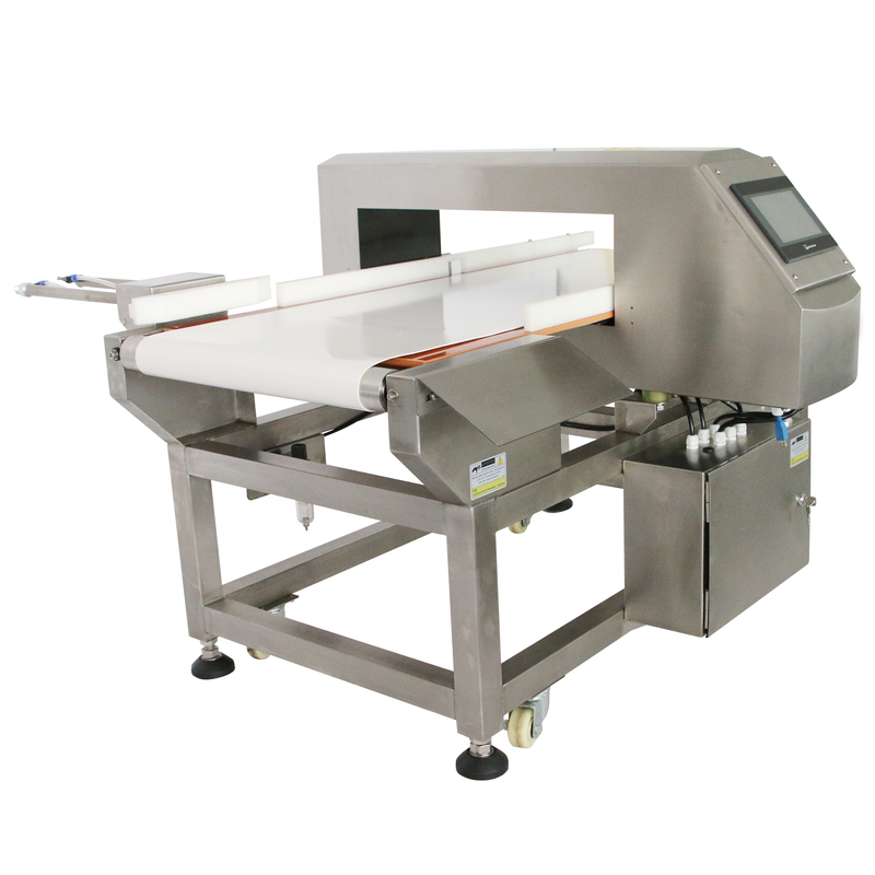 220V 50Hz 90W Food Grade Metal Detector Automatic Rejection System