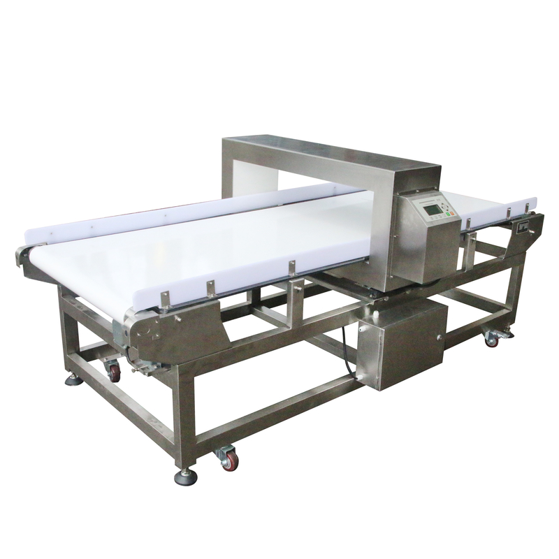 Foodstuff Detection Belt Conveyor Inclined Metal Detector / Belt Metal Detector
