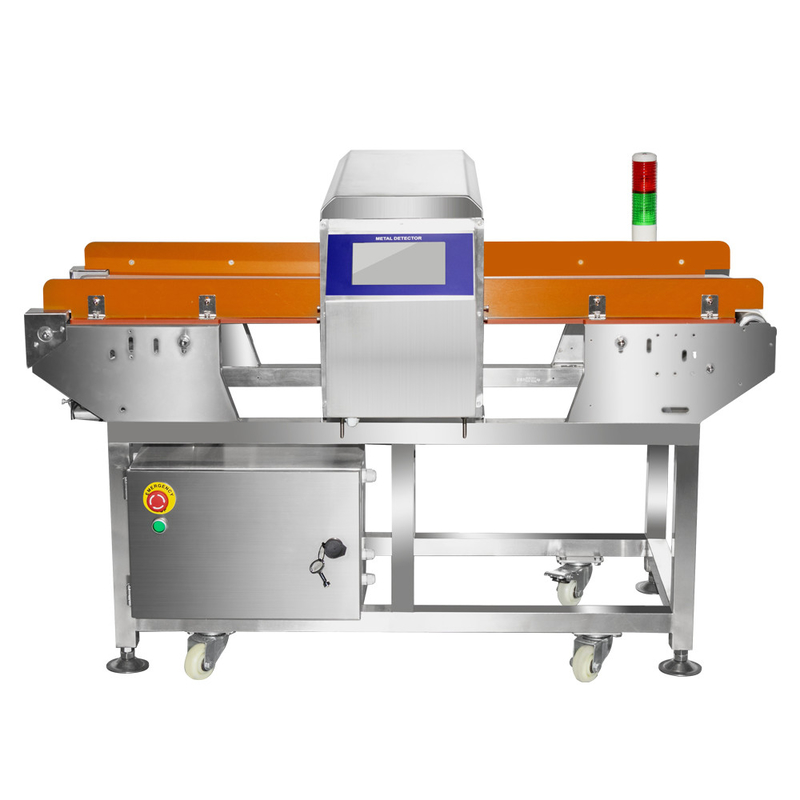 Conveyor Type Food Grade Metal Detector Sound And Light Alarm