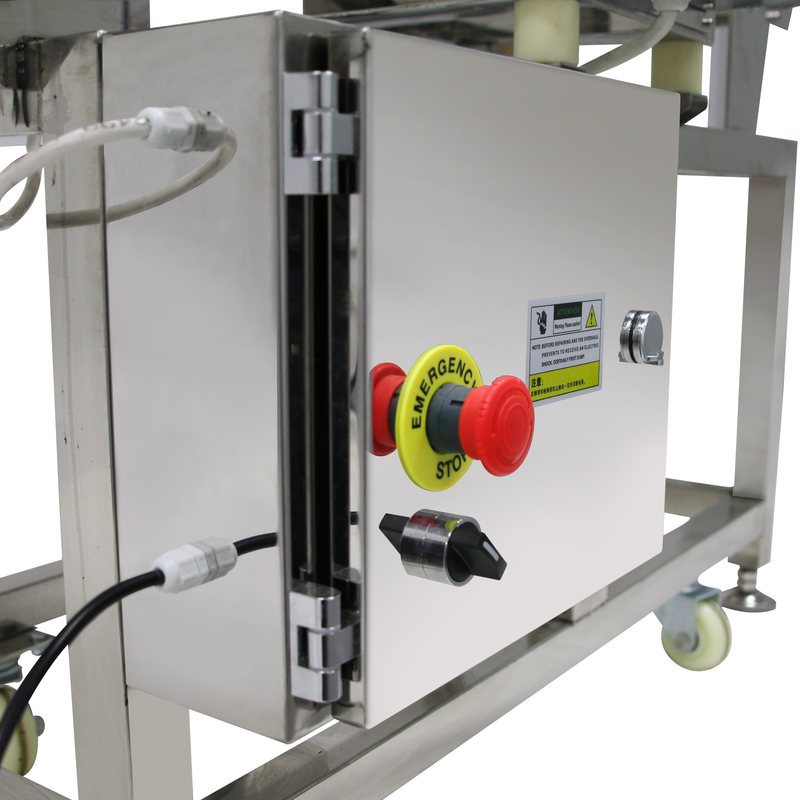 Auto Setting Parameters Tunnel Metal Detector Machine For Food Industry