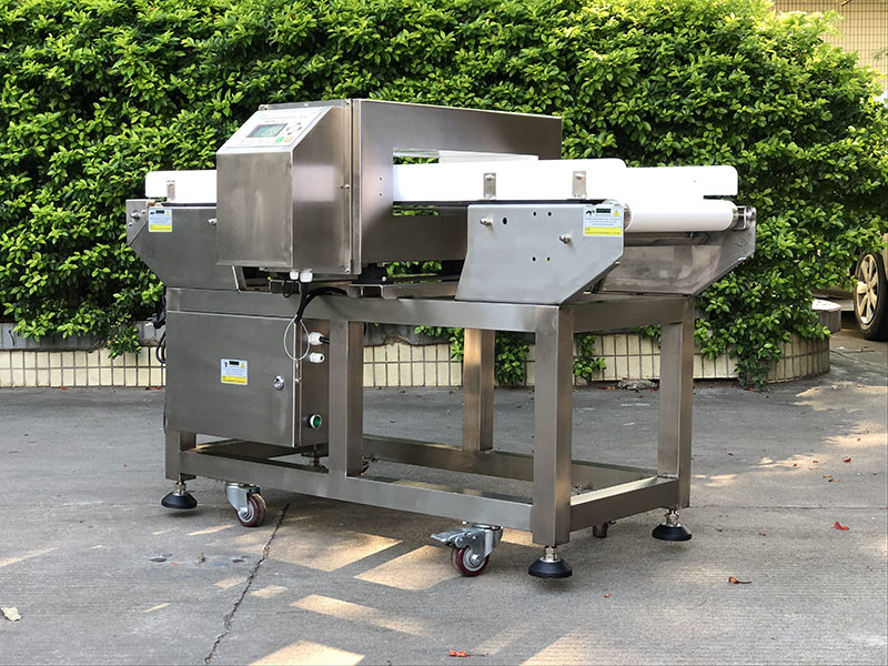 Waterproof Metal Detector On Conveyor Belt For Seafood SUS304 Material