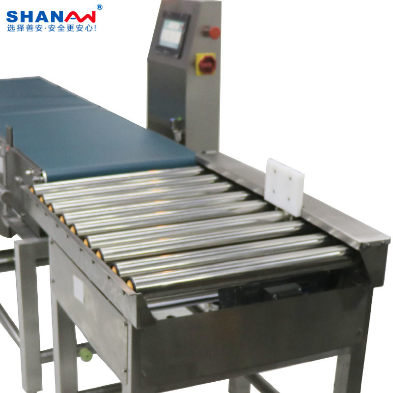 Automatic Powder Weighing Bagging Machine , Conveyor Weight Checker For Packaging
