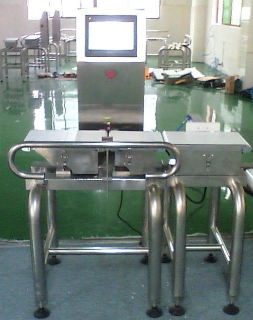 High Speed Conveyor Weight Checker Light / Sound Alarm For Food Package