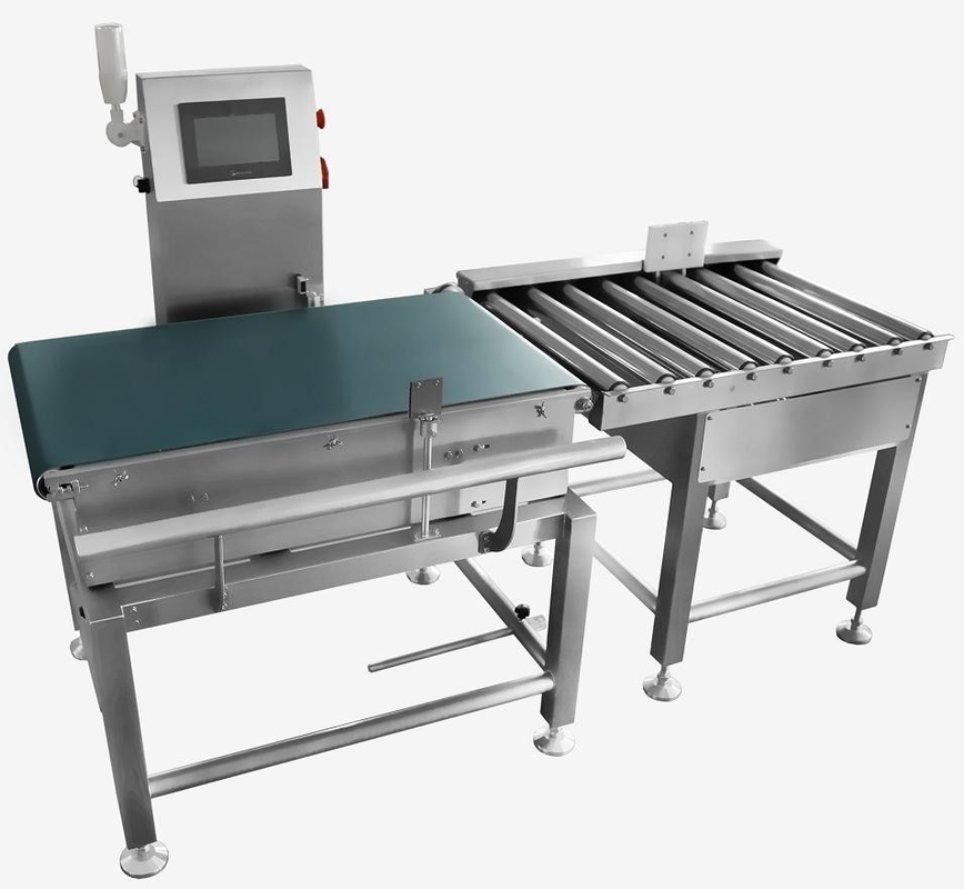 Large - Scale Belt Conveyor Weight Checker Up To 50 Kgs Food Grade