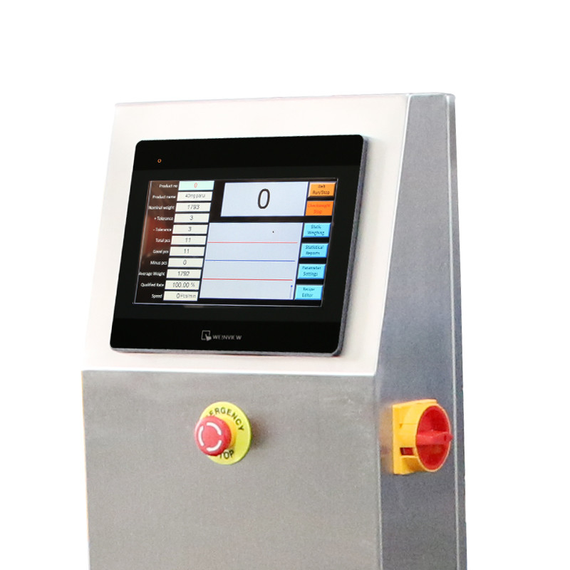 Small Throughput Conveyor Weight Checker Machine Dynamic Digital Signal Processing High Accuracy
