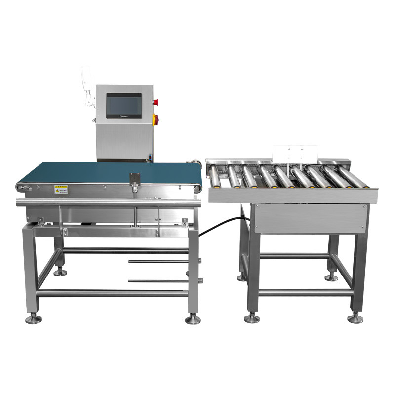 High Accuracy Industrial Conveyor Belt Weighing Scale Check Weigher For Food Pack