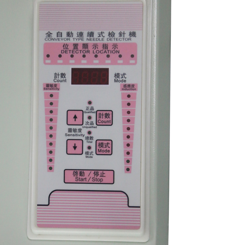 Broken Needle Detector For Textile / Garment Industrial , 0.6mm Ferrous Sensitivity