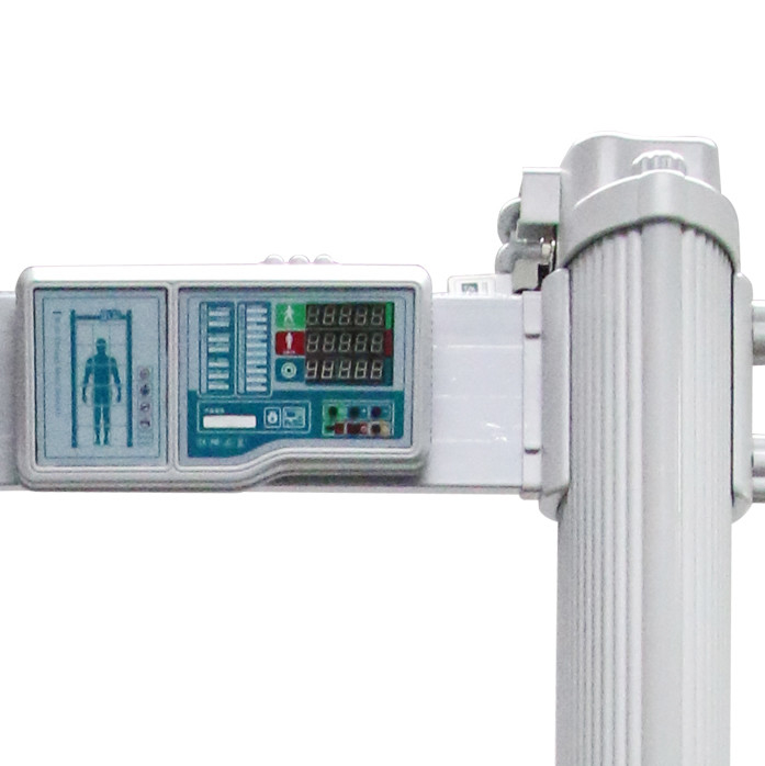 33 Zone Walk Through Metal Detector Gate Column Shape With 355 Levels Sensitivity
