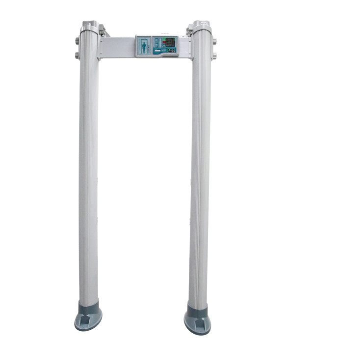 33 Zone Walk Through Metal Detector Gate Column Shape With 355 Levels Sensitivity