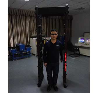Security Walk Through Metal Detector For Security Guards , High Precision