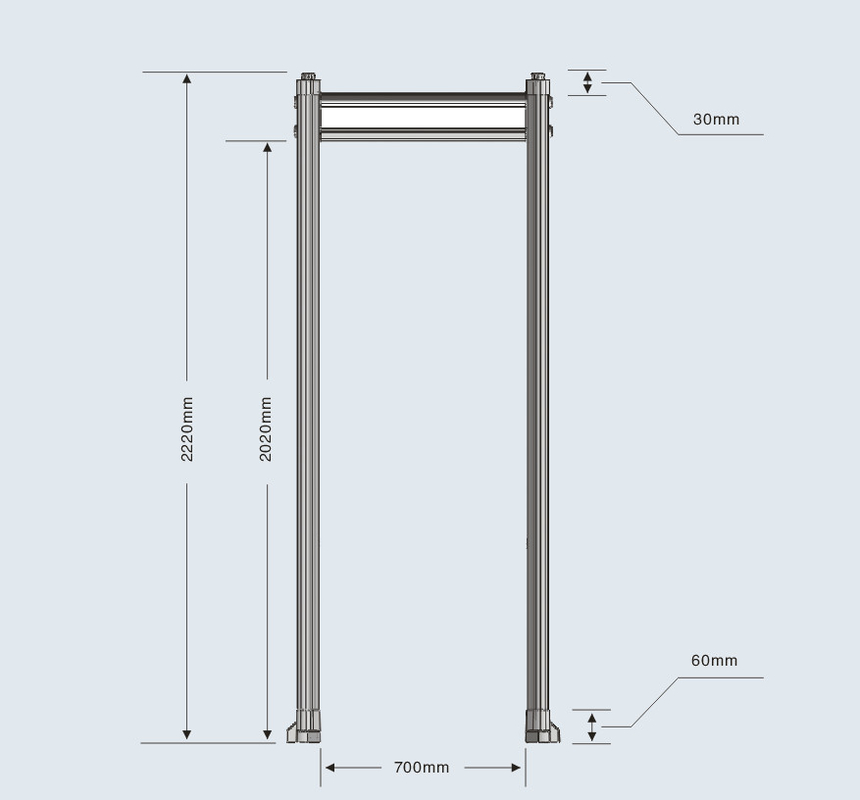 Archway Security Use Walk Through Metal Detector Door Frame By Metal Defender
