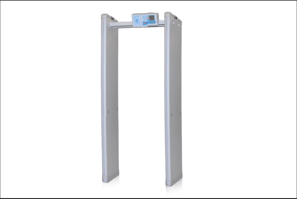 Easy Safe Assembly Arched Walk Through Metal Detector With Humanoid Alarm Indicator
