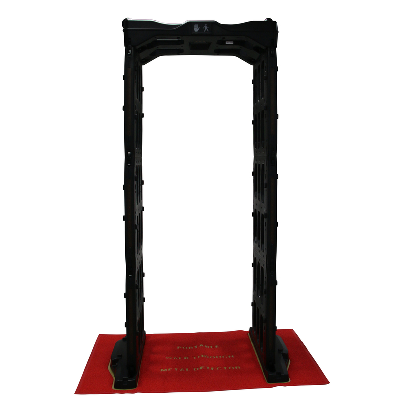 LED Display Walk Through X Ray Machine , Multi Zones Dfmd Metal Detector Security Body Search