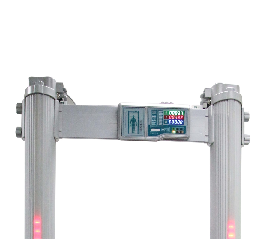 100 Levels Pass Through Metal Detector Security Doors With Adjustable Detecting Zones