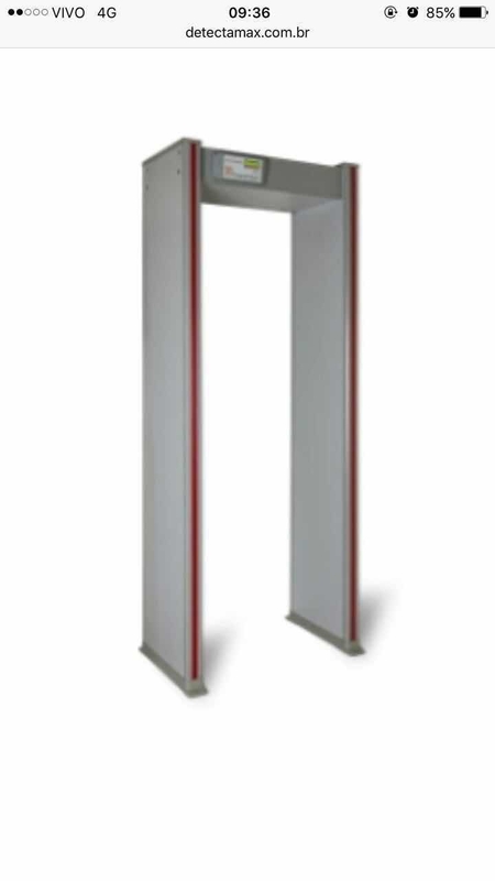 33 Zones Security Walk Through Metal Detector Gate Battery Lasting 48 Hours