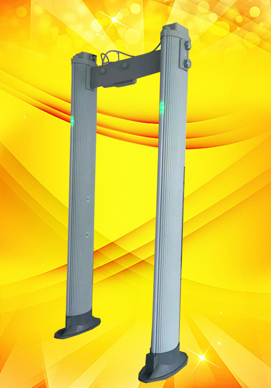 Waterpoof Column Shape Walk Through Metal Detector For Airport With 18 Zones