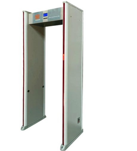 High-precision human body temperature measurement walk through metal detector