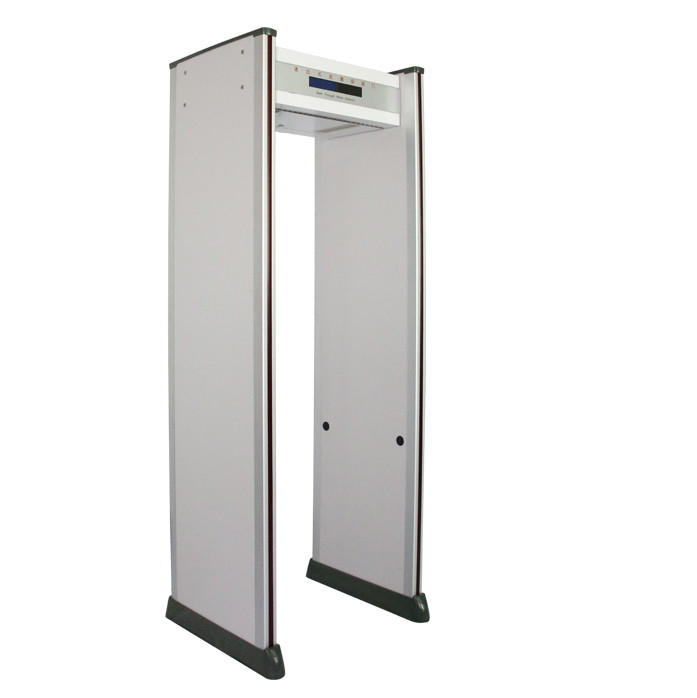6 Zone Pass Through Metal Detector For Airport / Railway Station High Sensitivity
