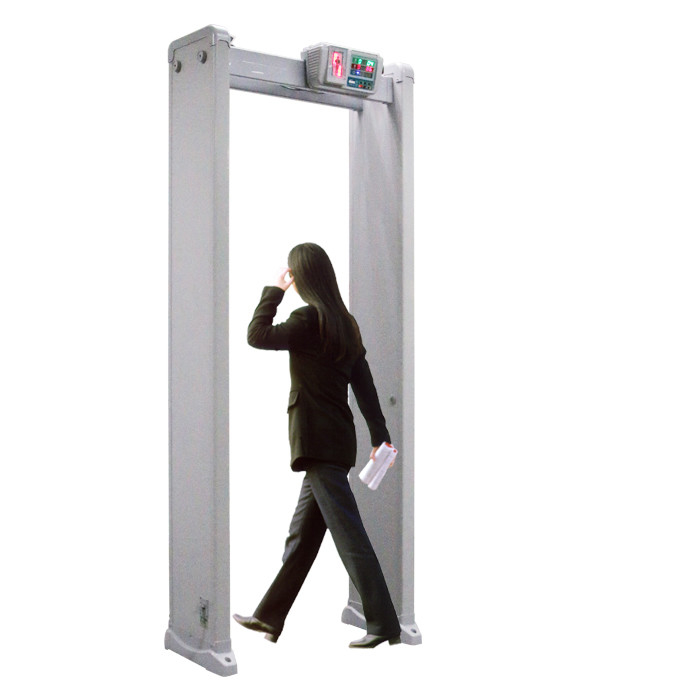33 45 Zones Archway Metal Detector Walk Through High Sensitivity