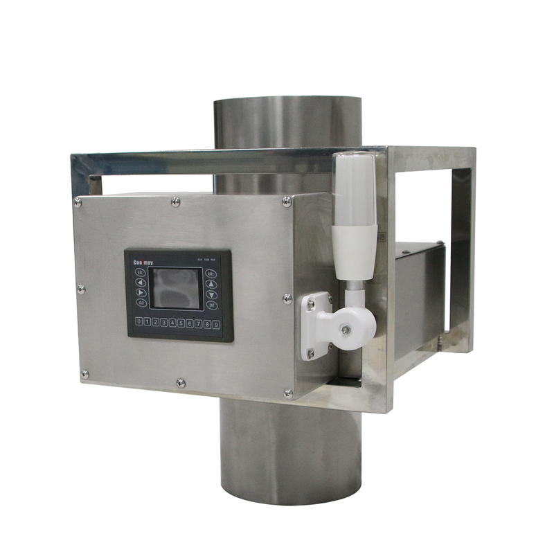Automatic Vertical Metal Separator Machines Free Fall Metal Detector For Powder / Bulk Food