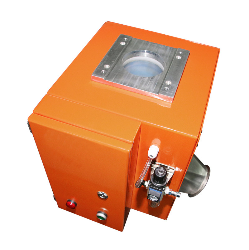 Food Plastic Metal Separator Machine With Pipeline / Throat Metal Detector