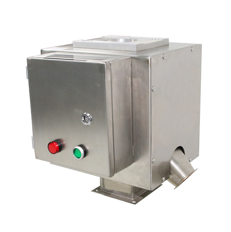 CE Vertical Pipeline Metal Detector Separator For Recyclable Rubber Plastics