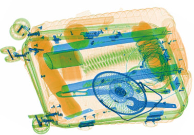 Security Check Luggage X Ray Machine Load Gary Color Ability Within 200kg