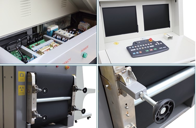 Colorful Image Luggage Scanning Machine / X Ray Security Scanner For Cargo Checking