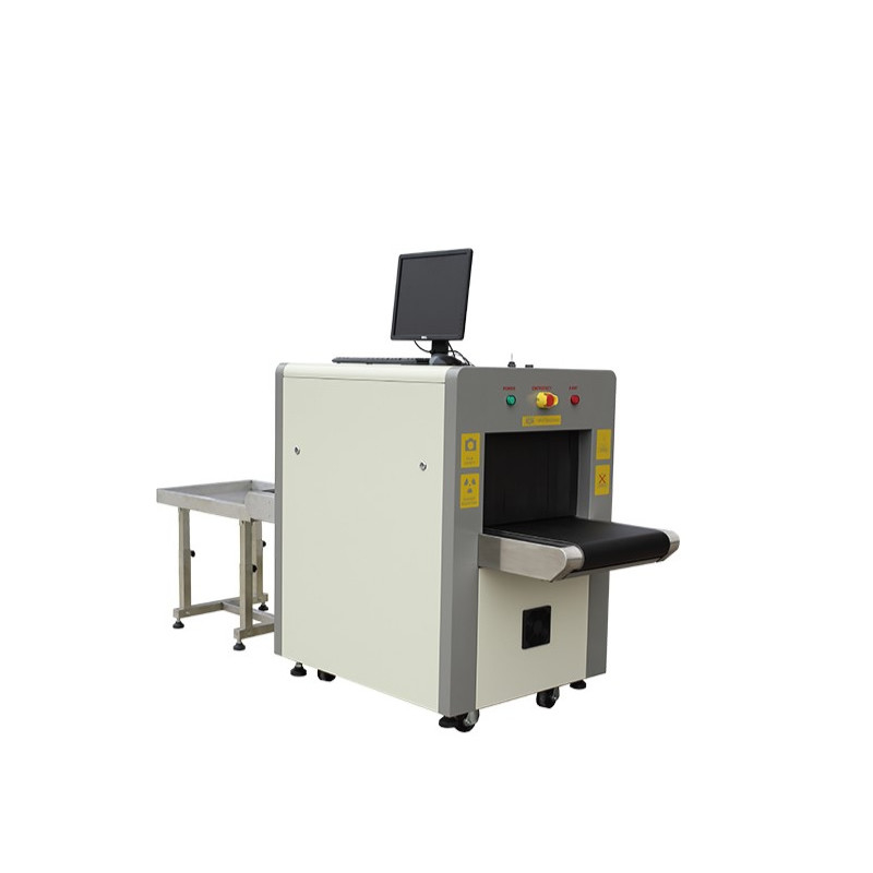 Detection Image Portable X Ray Baggage Scanner 8 Mm Penetration 24Bit True Color Display