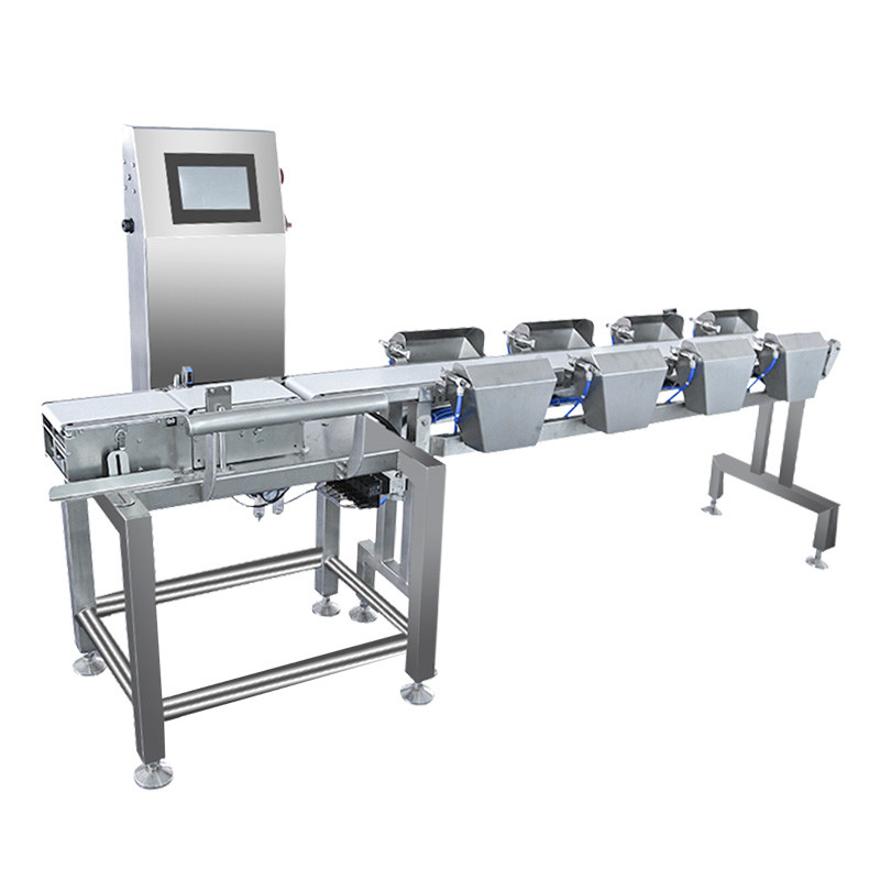 Color LCD Touch Screen Check Weigher Tower Light And Buzzer Alarm With Data Printer