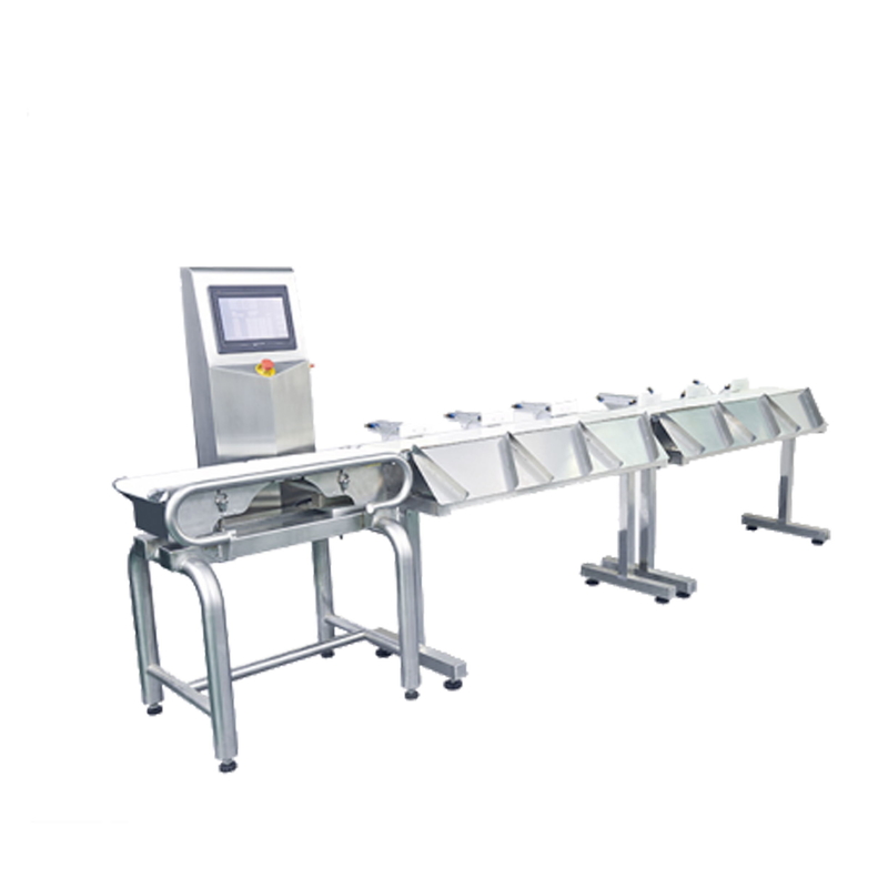 Automatic Sweep Arm Weight Sorting Machine Chicken Duck Food Weight Grader