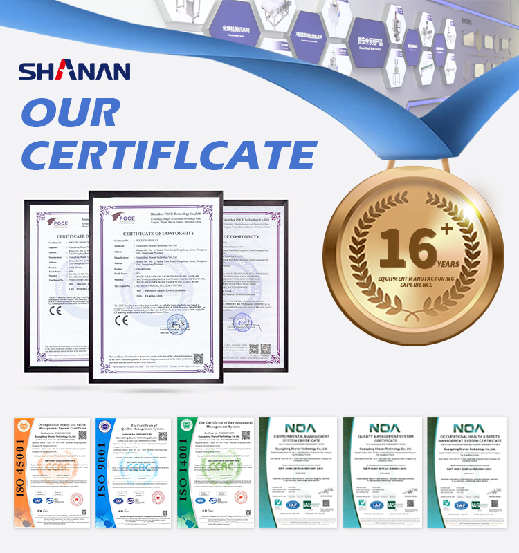 Touch Screen Conveyor Belt Detector De Metals Needle Detector Food Metal Detector With Multi-Language System