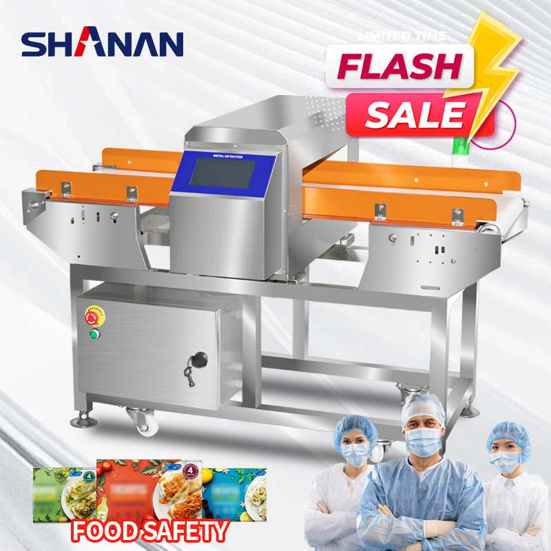 High-Precision Metal Detector Conveyor Type Metal Detector Meat Candy Dessert Food Factory Special Metal Dete